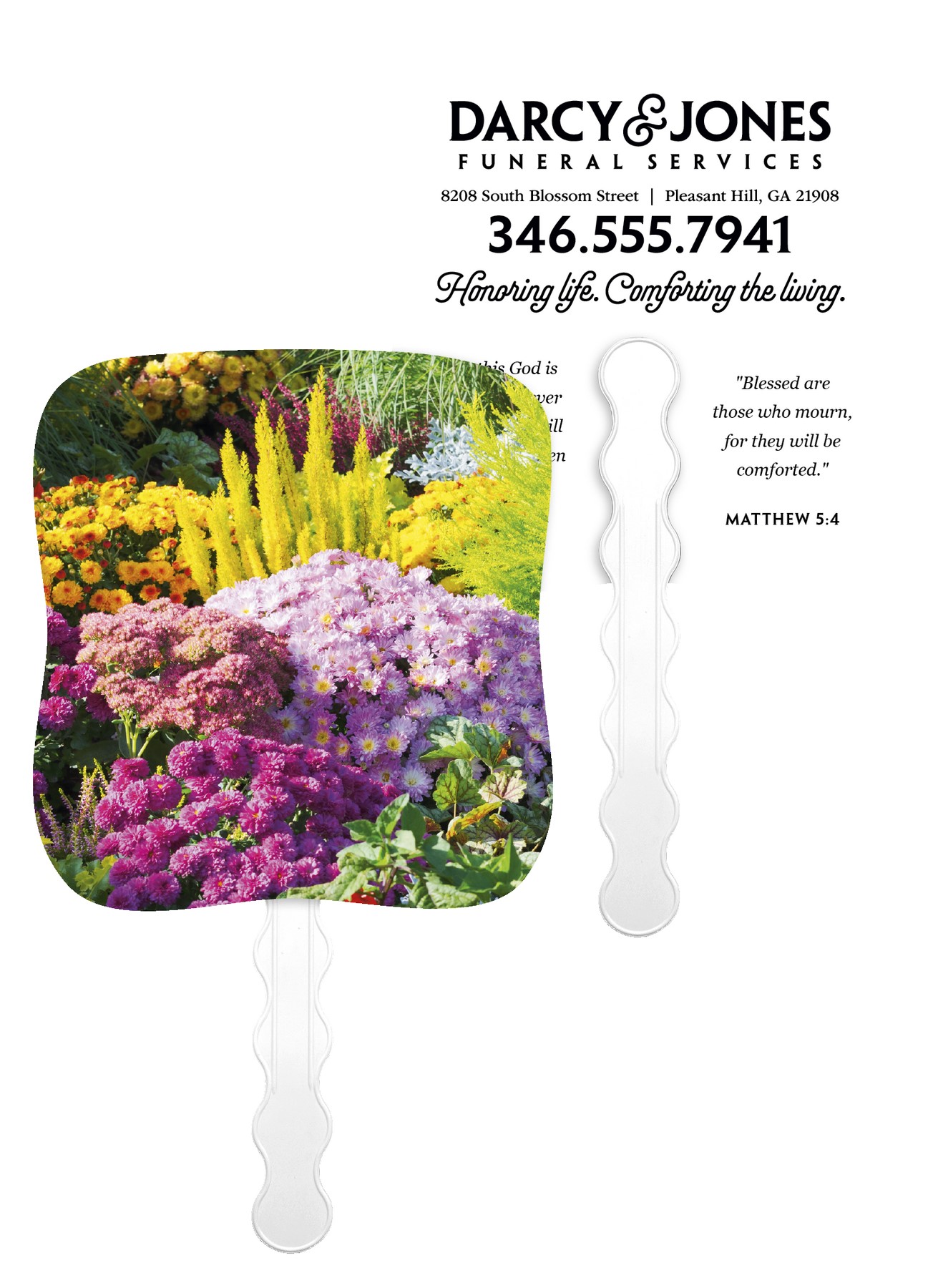 Picture of Skinner & Kennedy® Bountiful Garden - Pictorial Fan
