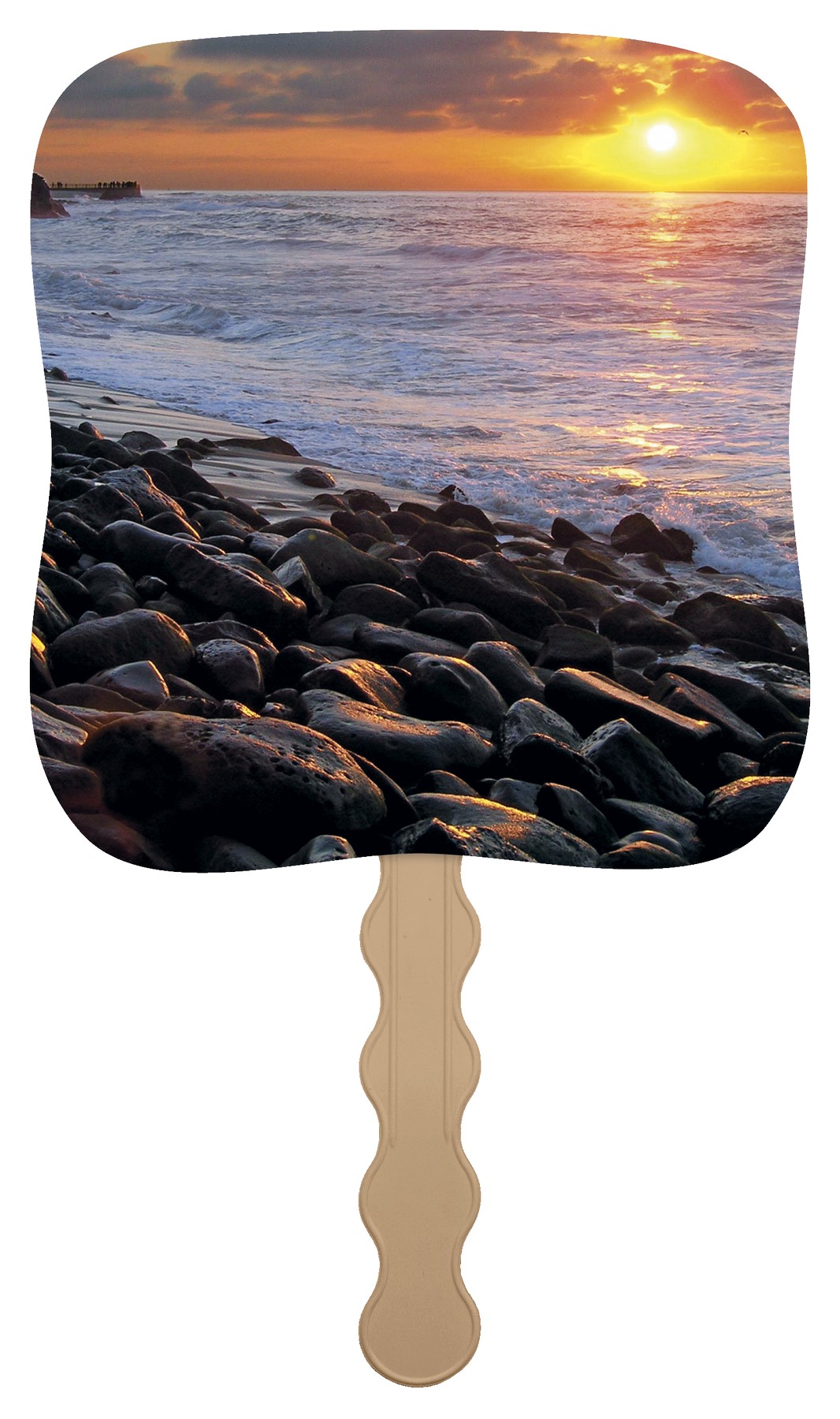 Picture of Skinner & Kennedy® Sunset Shore - Pictorial Fan