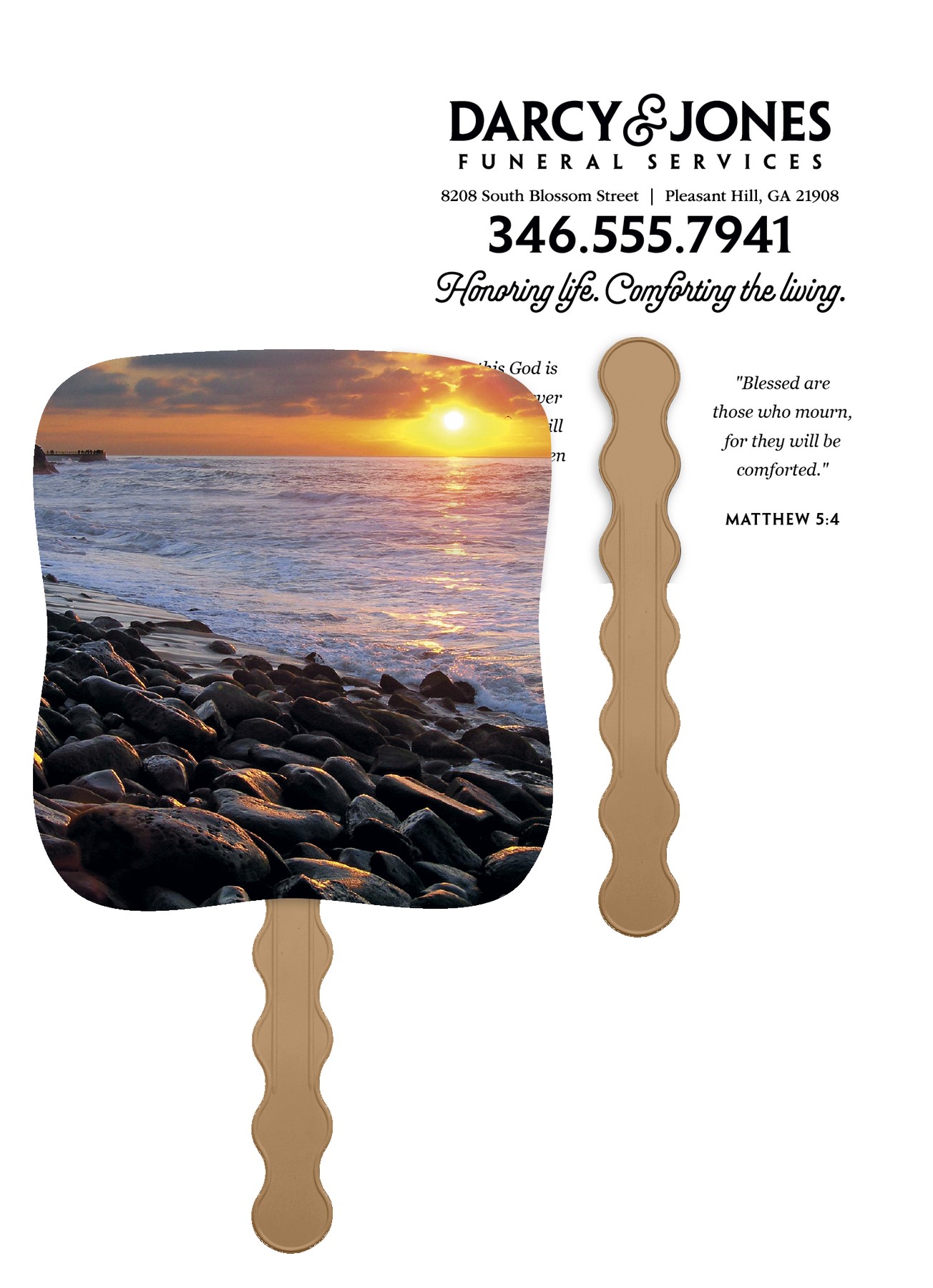 Picture of Skinner & Kennedy® Sunset Shore - Pictorial Fan