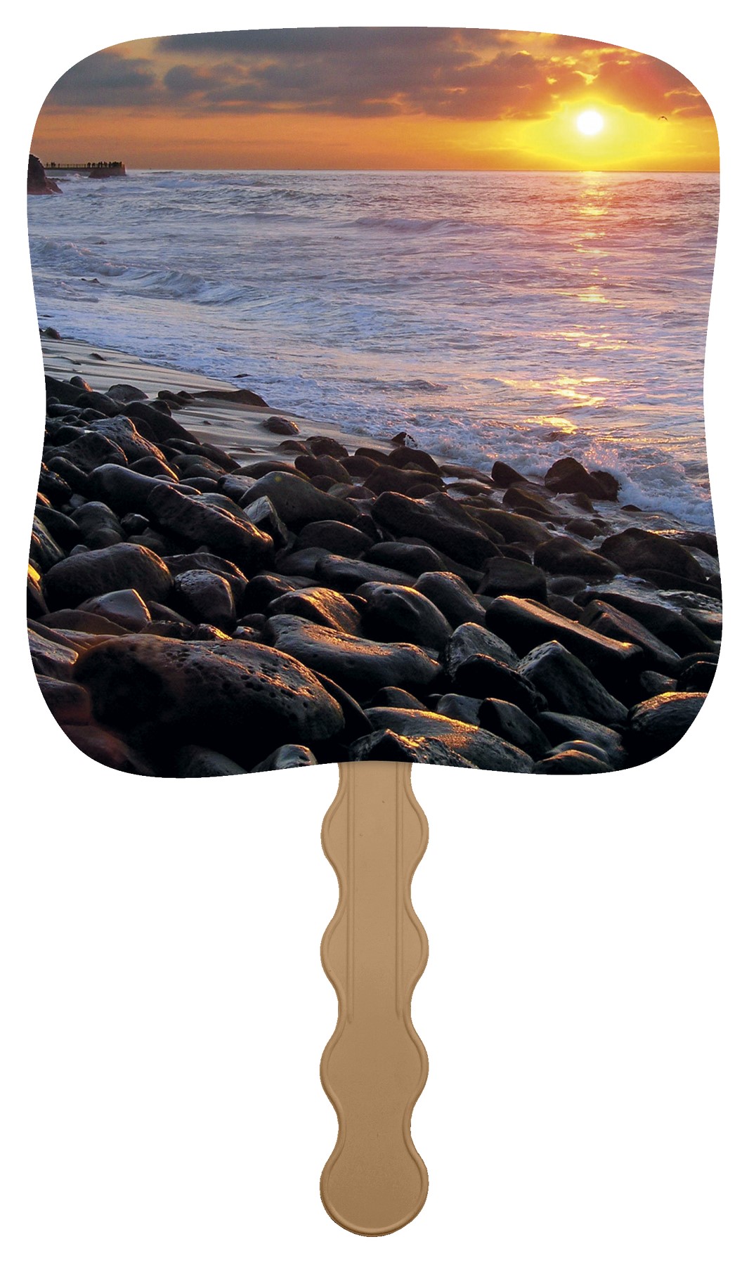 Picture of Skinner & Kennedy® Sunset Shore - Pictorial Fan