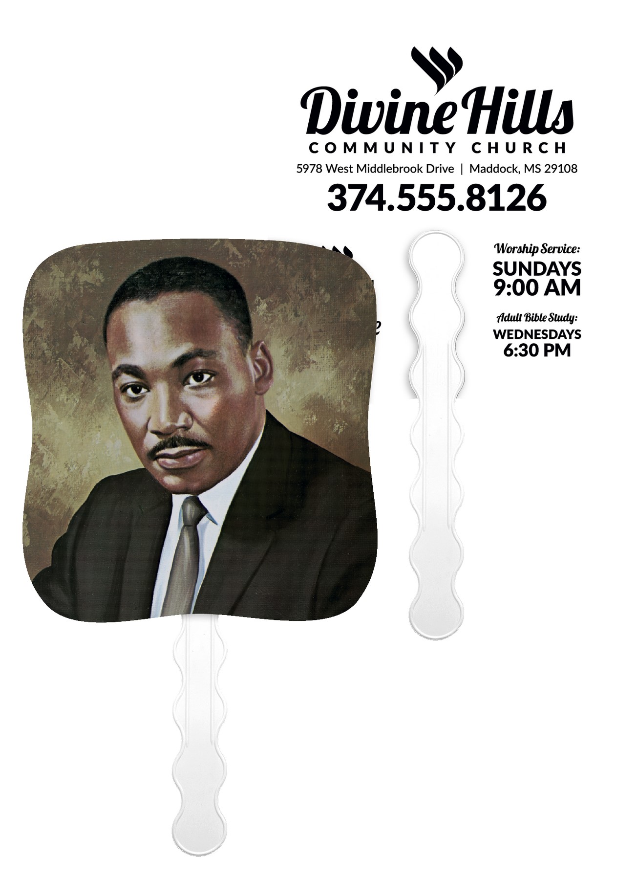 Picture of Skinner & Kennedy® Dr. Martin Luther King, Jr. - Pictorial Fan