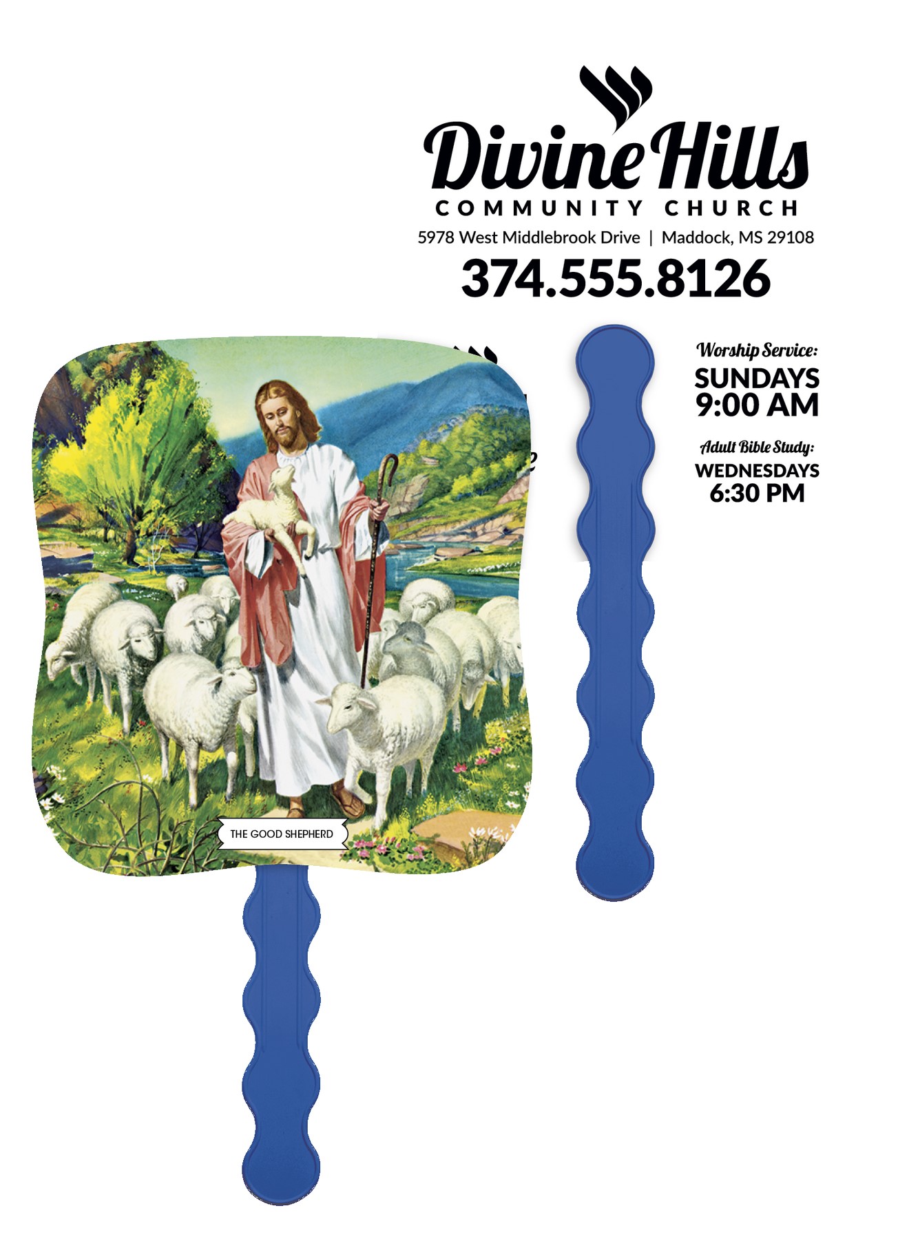 Picture of Skinner & Kennedy® The Good Shepherd - Pictorial Fan