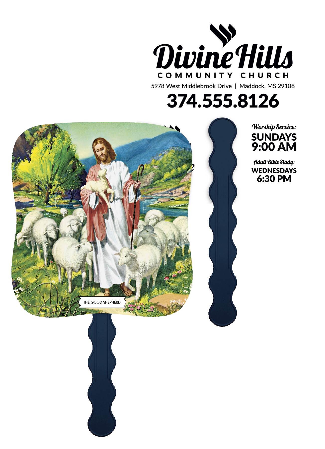Picture of Skinner & Kennedy® The Good Shepherd - Pictorial Fan
