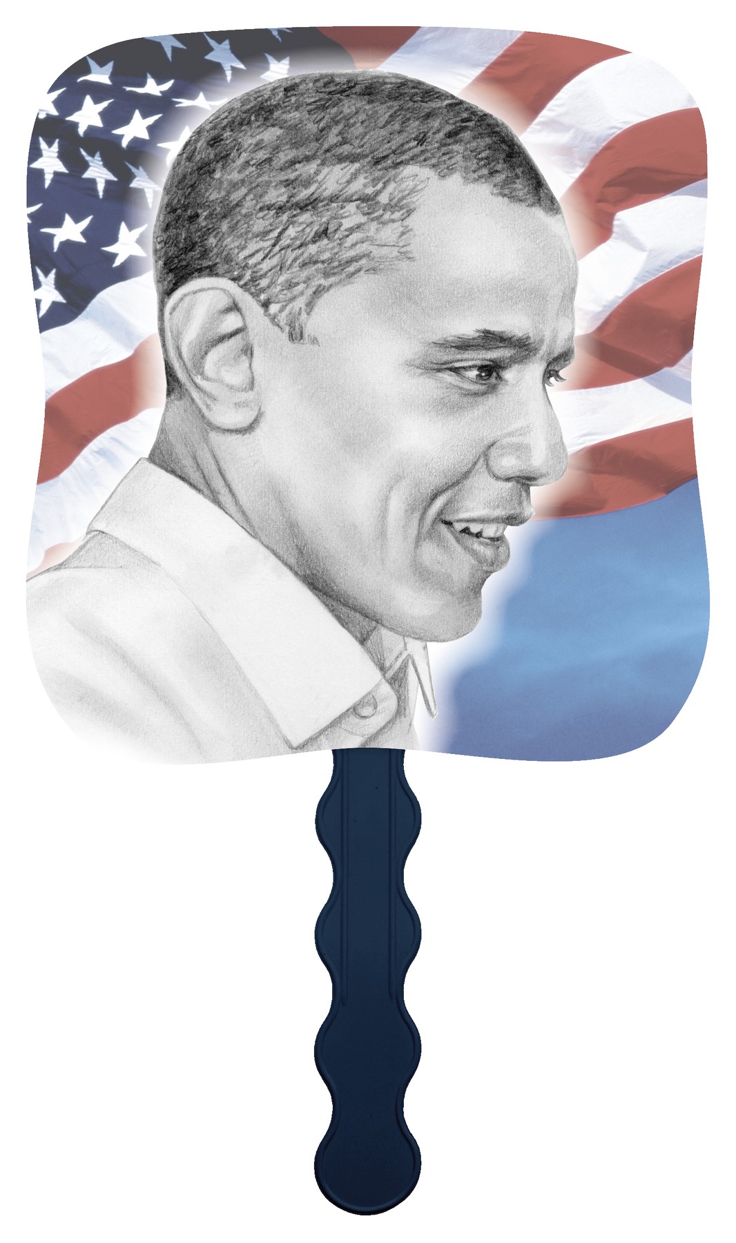 Picture of Skinner & Kennedy® President Barack Obama - Pictorial Fan