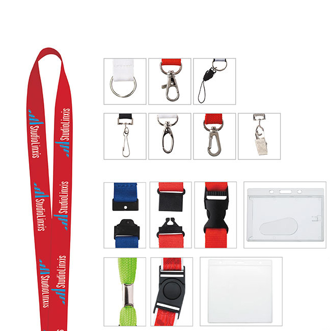 Picture of Universal Source® 1" Polyester Woven Lanyard