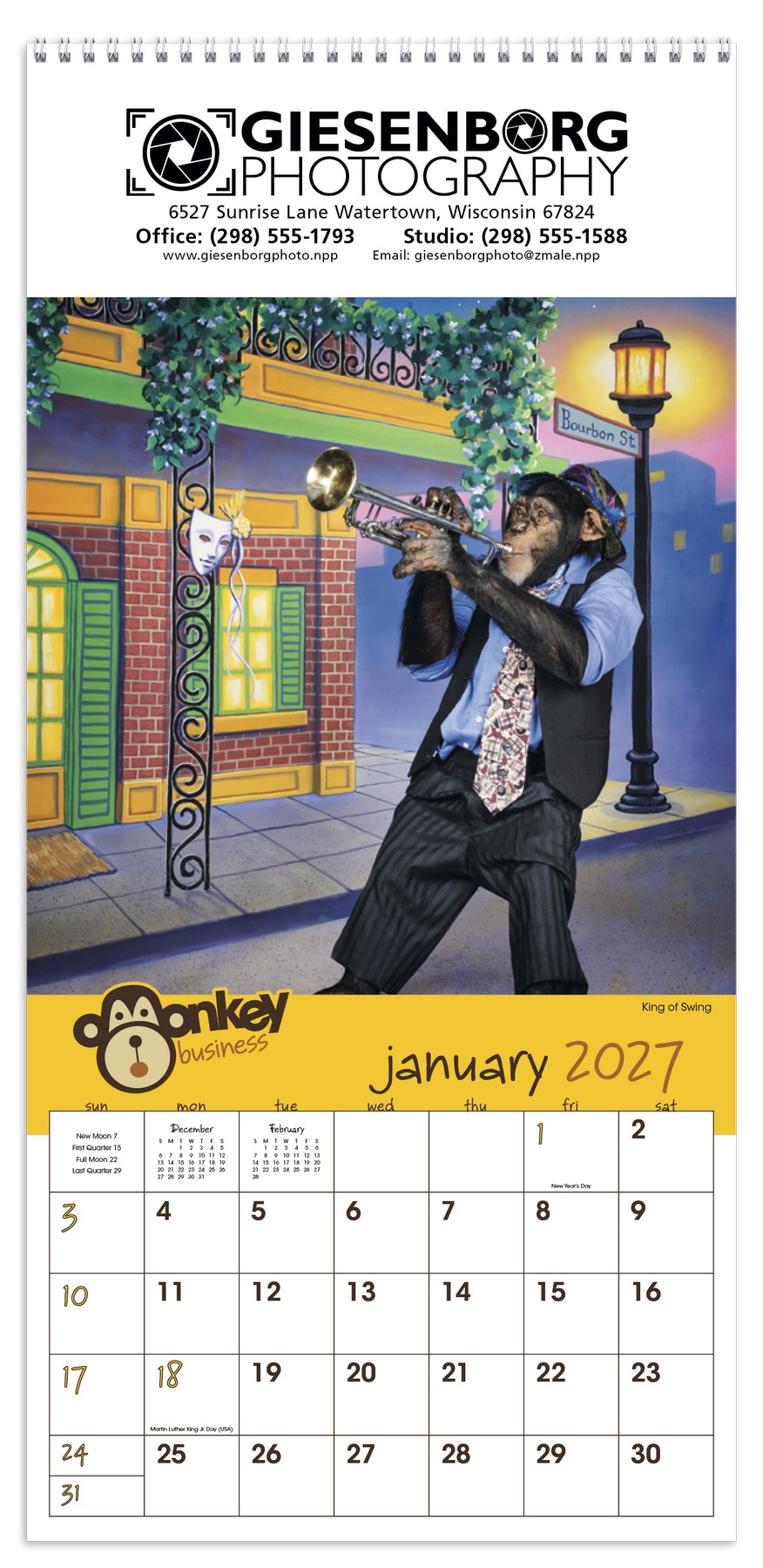 Picture of Triumph® Calendars Monkey Business Calendar