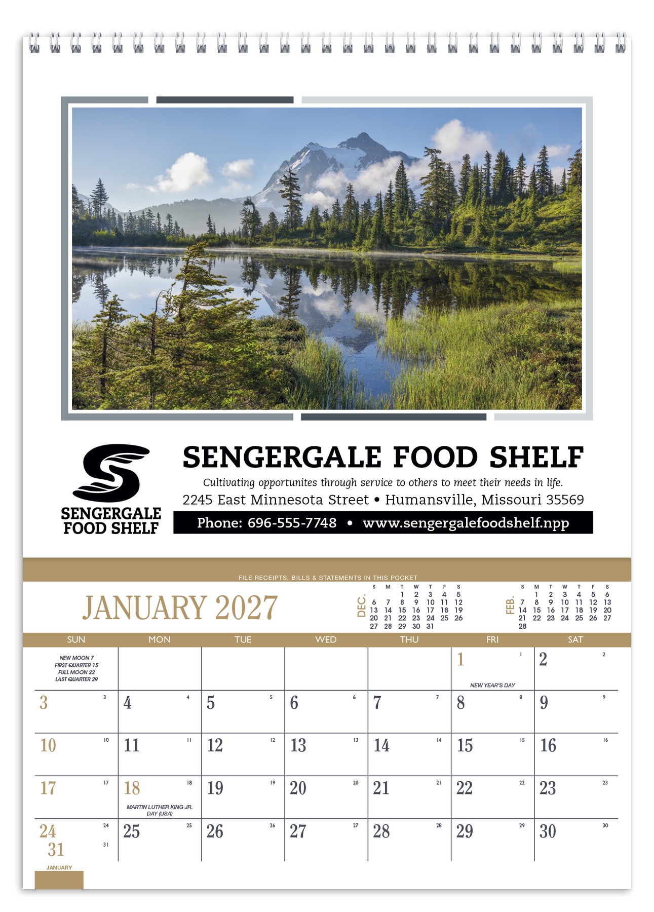 Picture of Triumph® Calendars Recipe Pocket Calendar