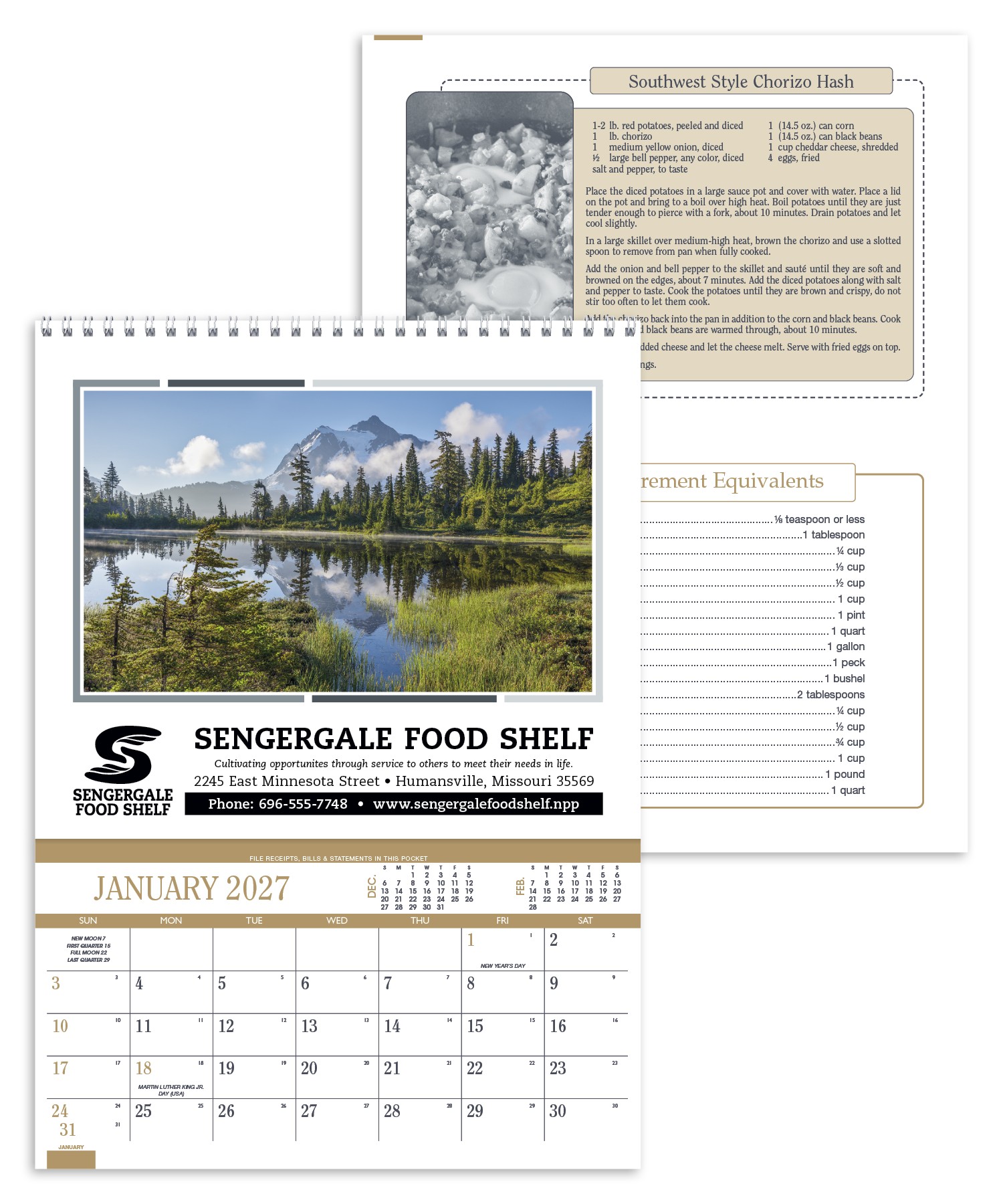 Picture of Triumph® Calendars Recipe Pocket Calendar