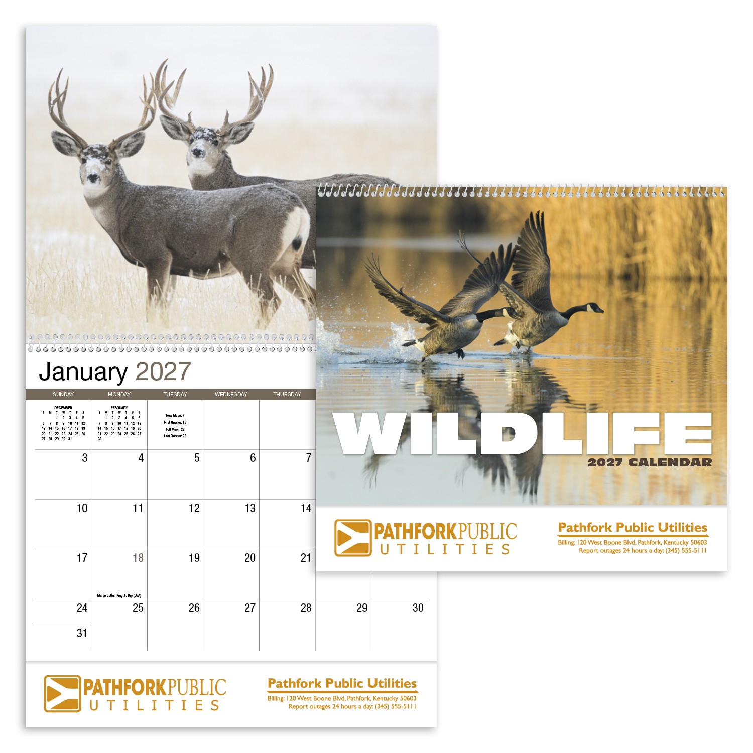 Picture of HotLine® Products Wildlife Appointment Calendar - Spiral