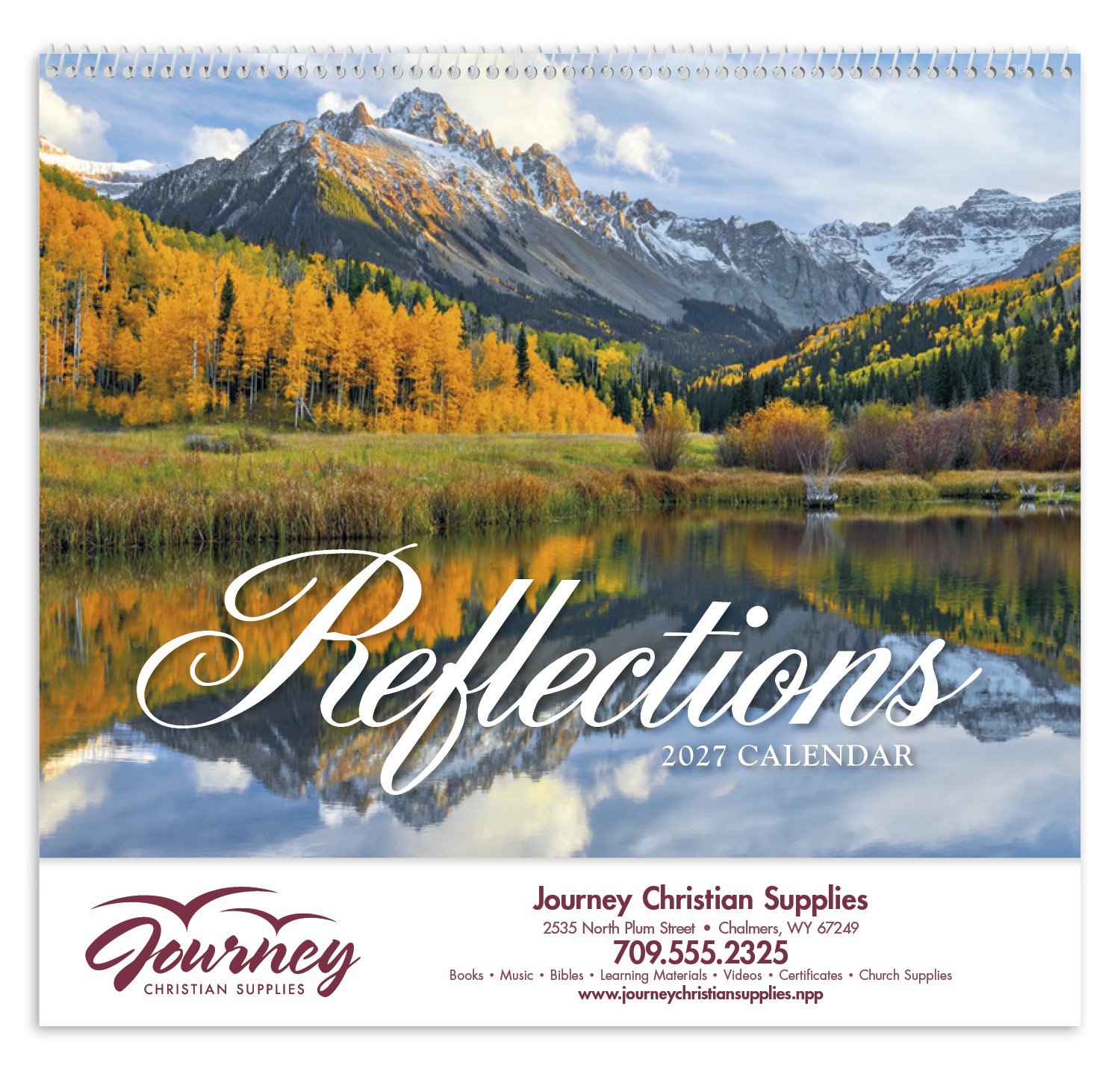 Picture of HotLine® Products Reflections (Non-Denominational) Appointment Calendar - Spiral