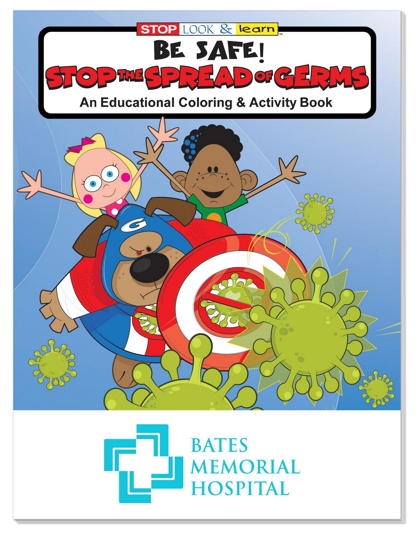 Picture of Coloring Book: Be Safe: Stop the Spread of Germs