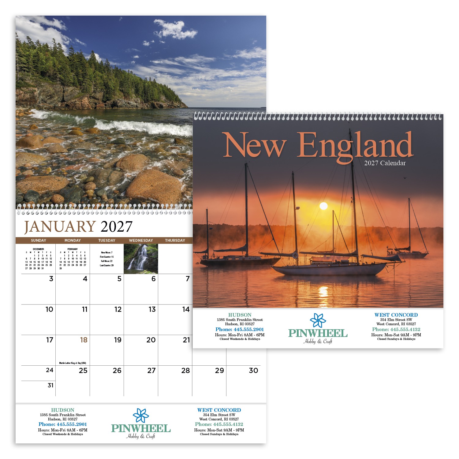 Picture of HotLine® Products New England Appointment Calendar - Spiral