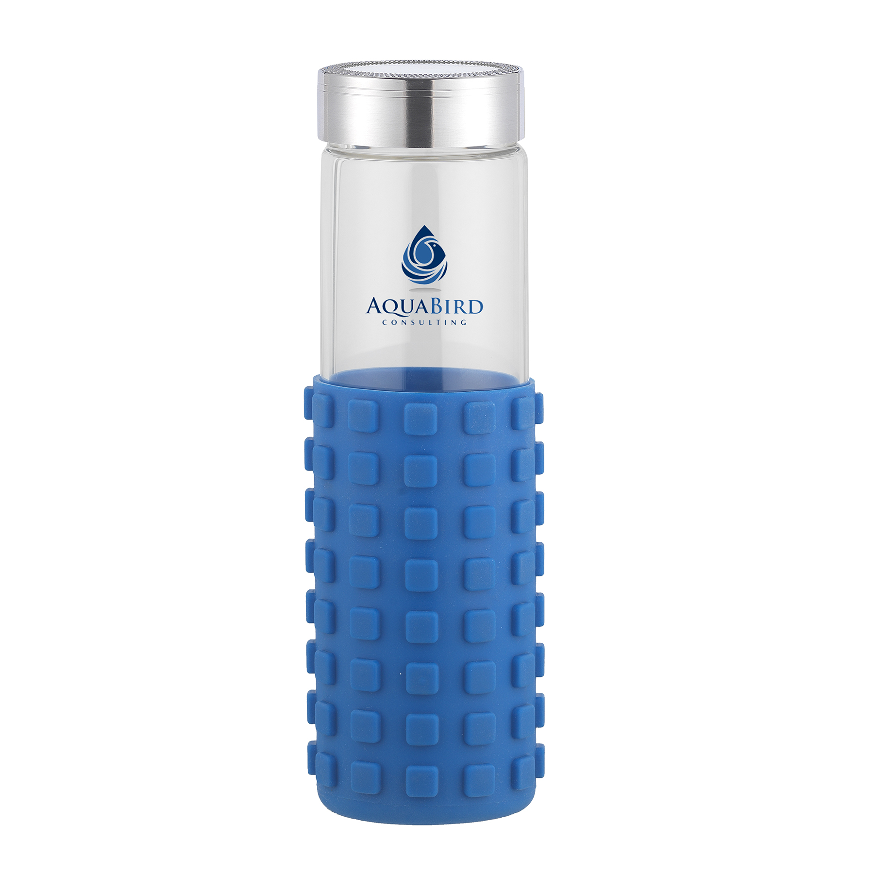 Picture of 20 oz Silicone Grip Square Bottle