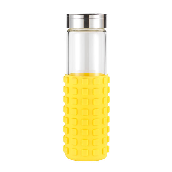 Picture of 20 oz Silicone Grip Square Bottle