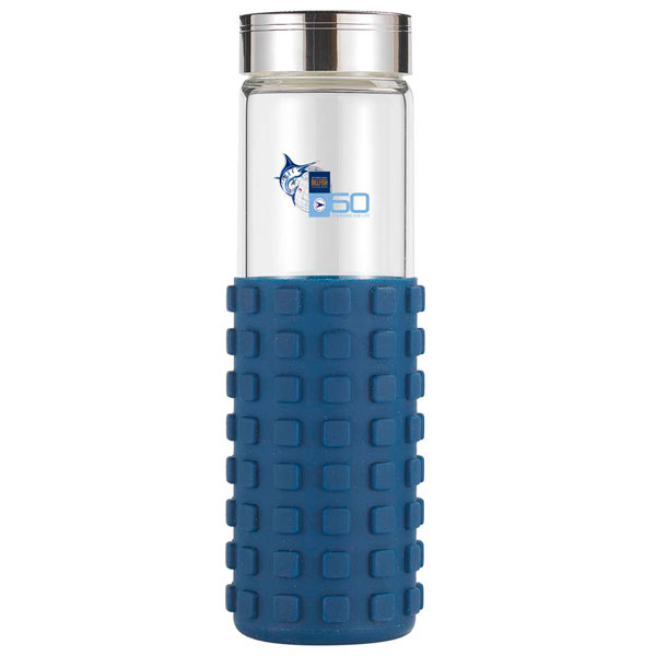 Picture of 20 oz Silicone Grip Square Bottle