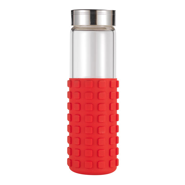 Picture of 20 oz Silicone Grip Square Bottle
