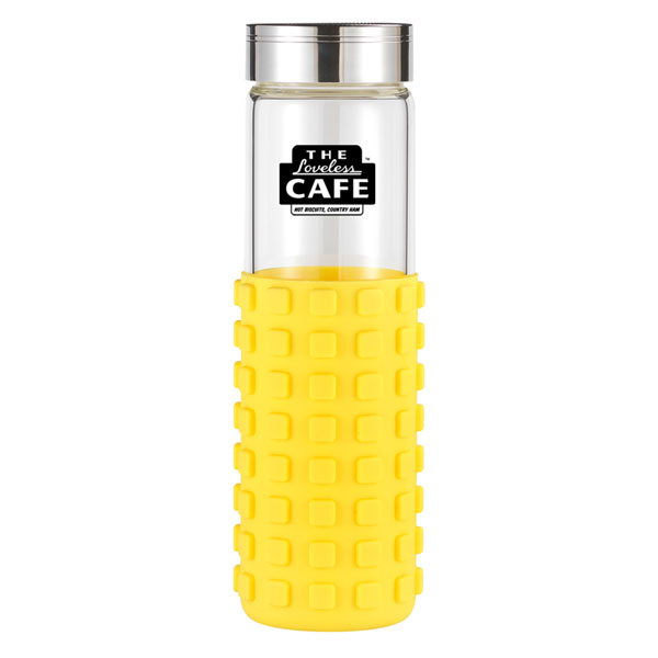 Picture of 20 oz Silicone Grip Square Bottle