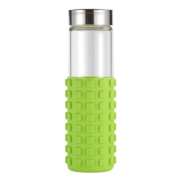 Picture of 20 oz Silicone Grip Square Bottle