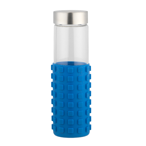 Picture of 20 oz Silicone Grip Square Bottle