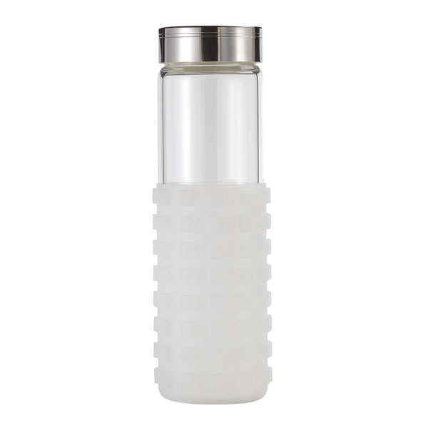 Picture of 20 oz Silicone Grip Square Bottle