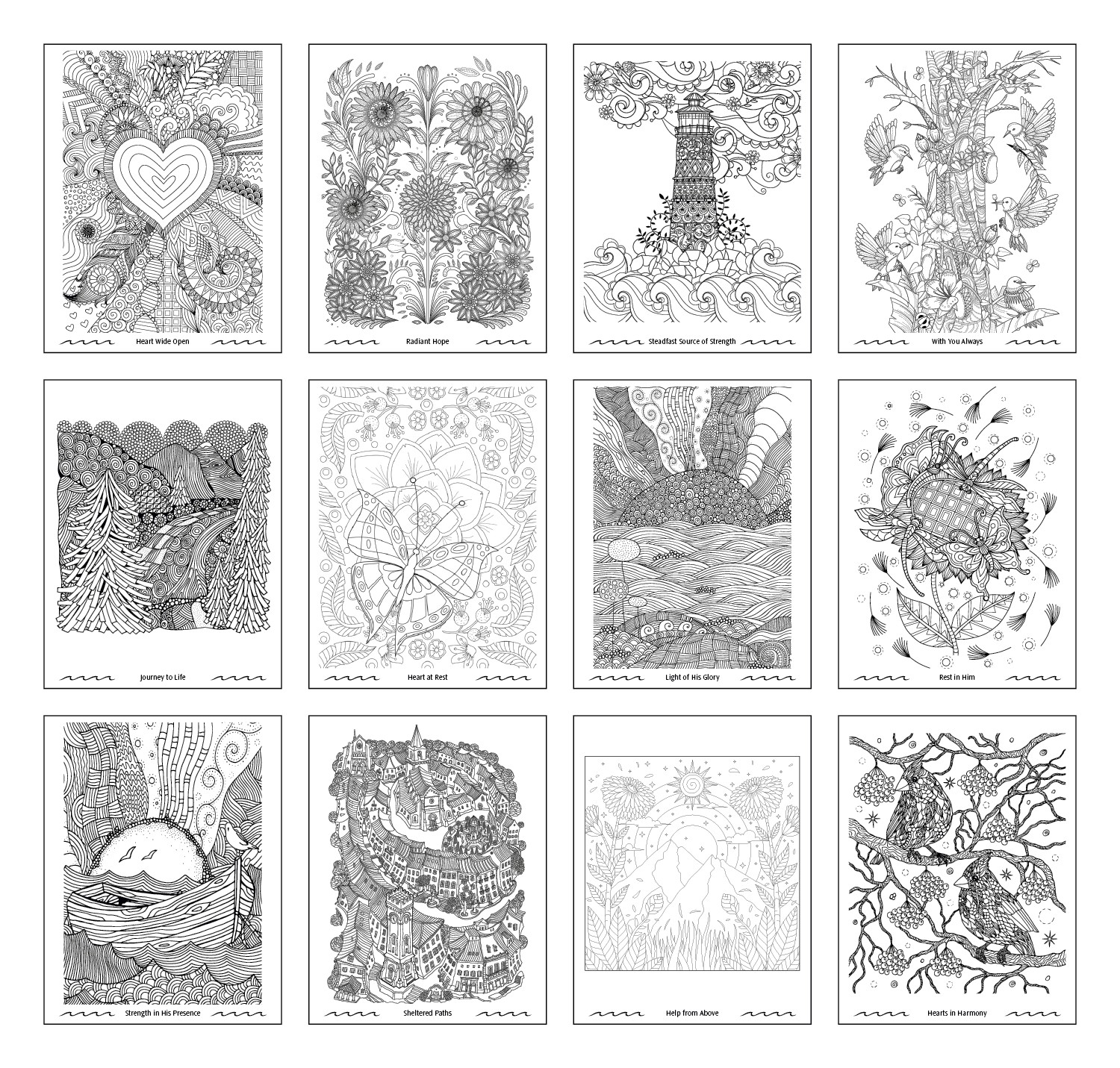Picture of Good Value™ Faithful Reflections Adult Coloring Book