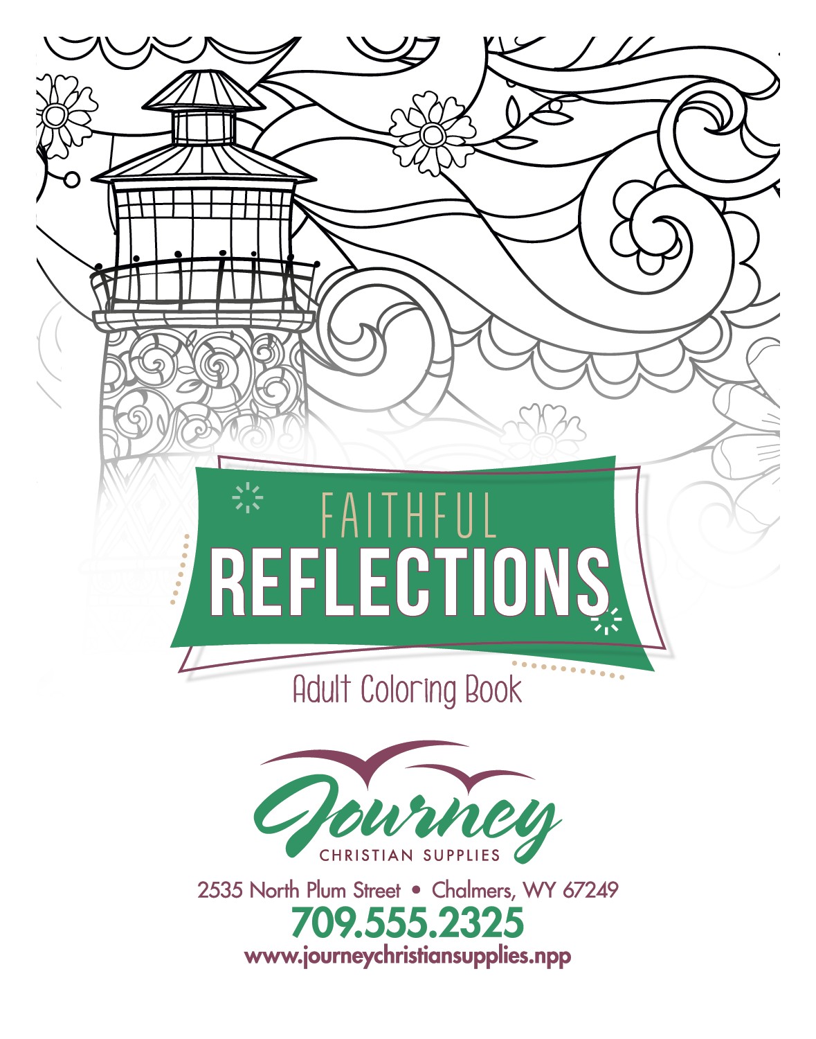 Picture of Good Value™ Faithful Reflections Adult Coloring Book
