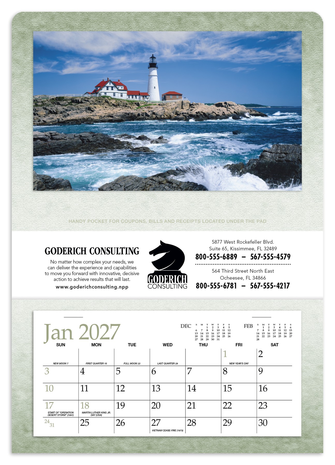 Picture of Triumph® Calendars Single Pocket Calendar