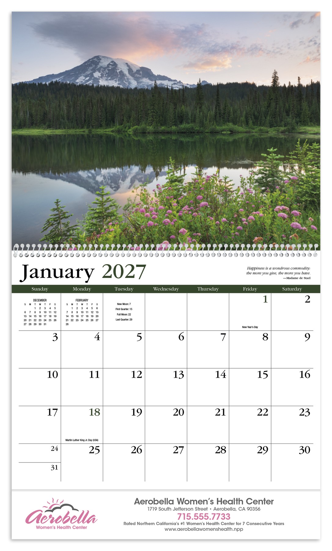 Picture of HotLine® Products Contemplations Appointment Calendar - Spiral