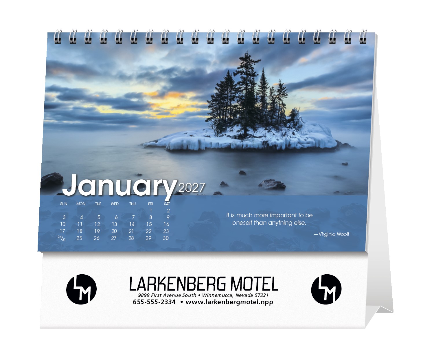 Picture of Triumph® Calendars Scenic Moments Large Desk Calendar