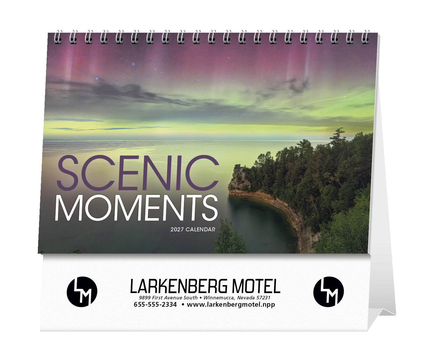 Picture of Triumph® Calendars Scenic Moments Large Desk Calendar
