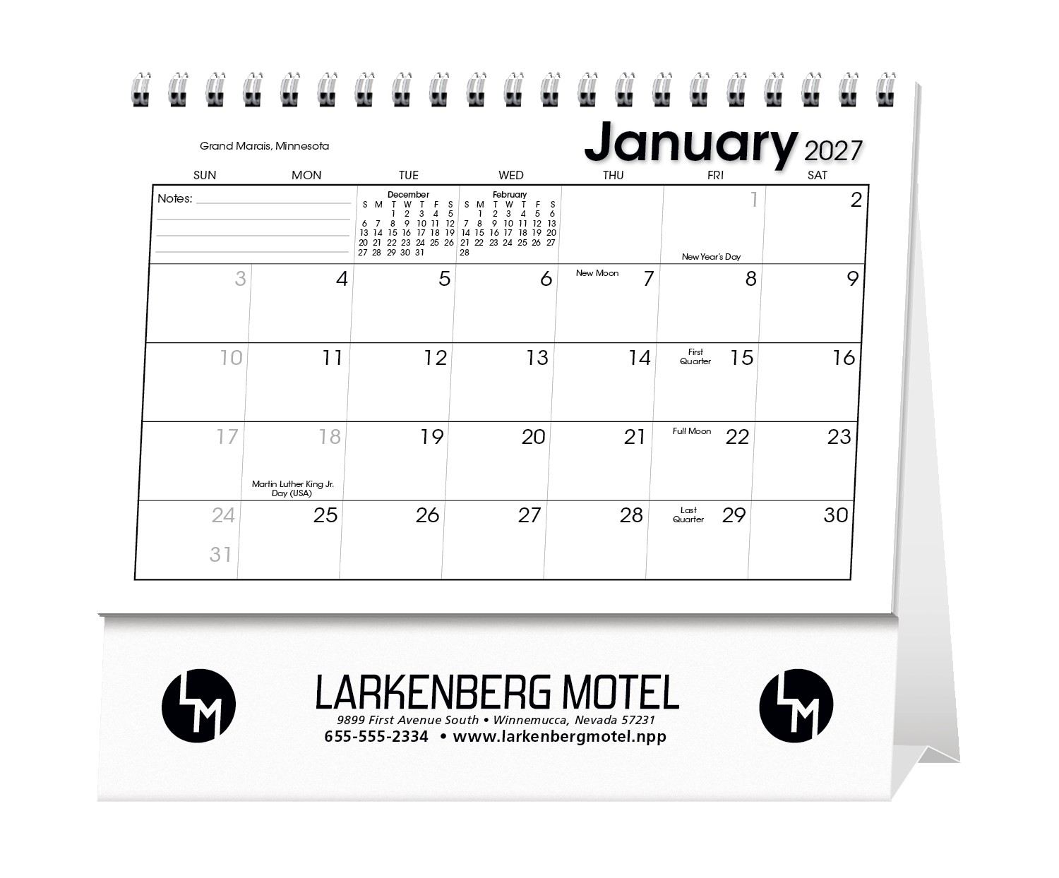 Picture of Triumph® Calendars Scenic Moments Large Desk Calendar