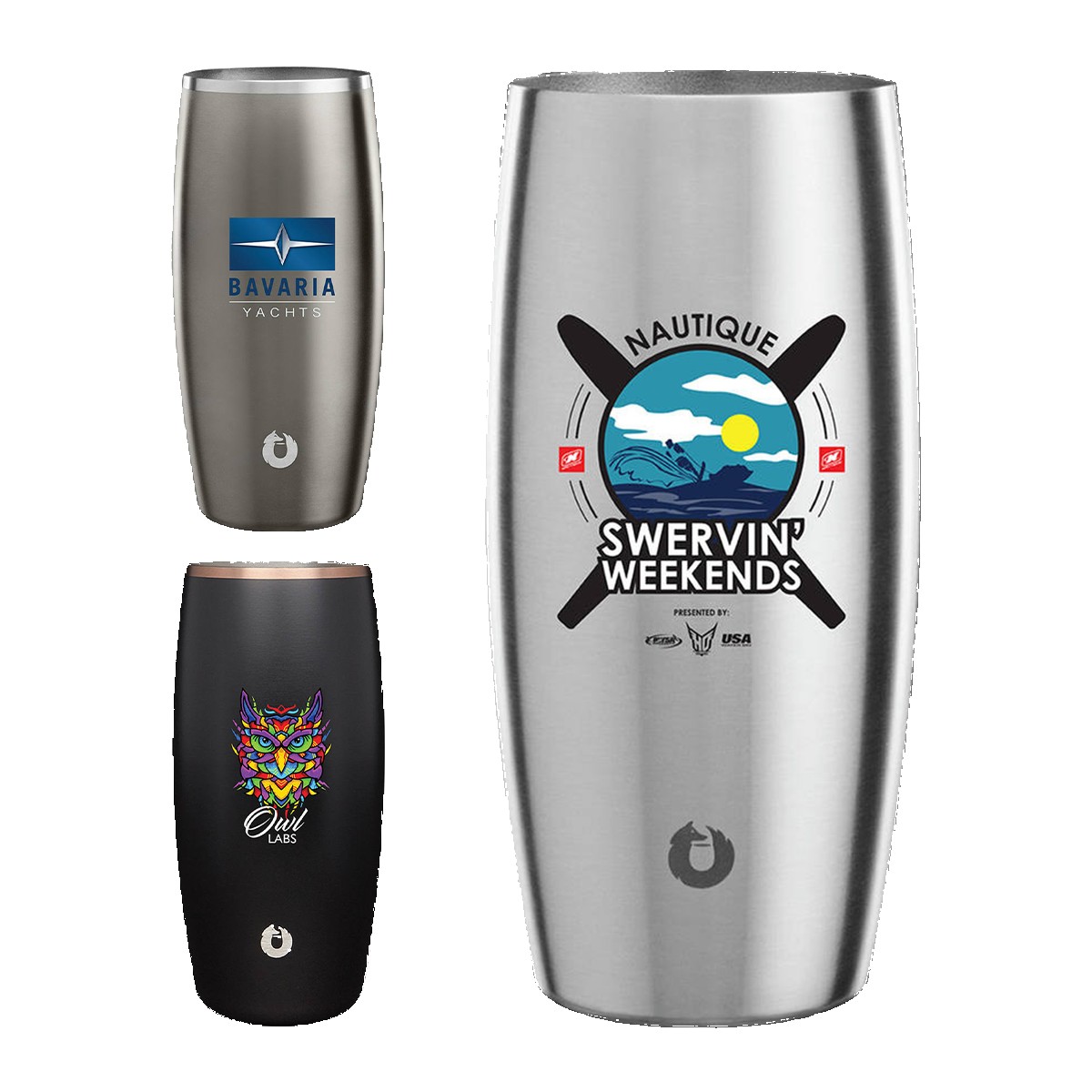 Picture of Snowfox® 18 oz. Beer Glass, Full Color Digital