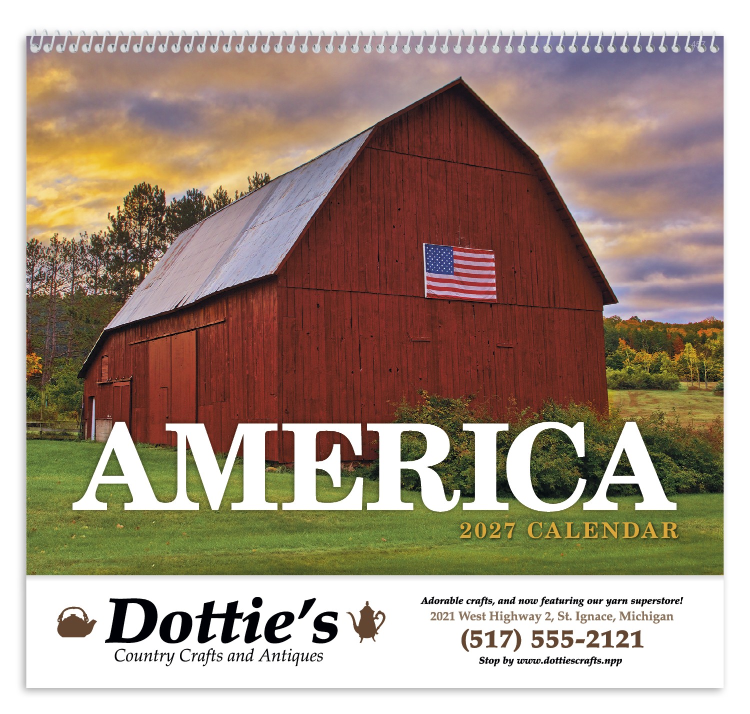 Picture of HotLine® Products America Appointment Calendar - Spiral