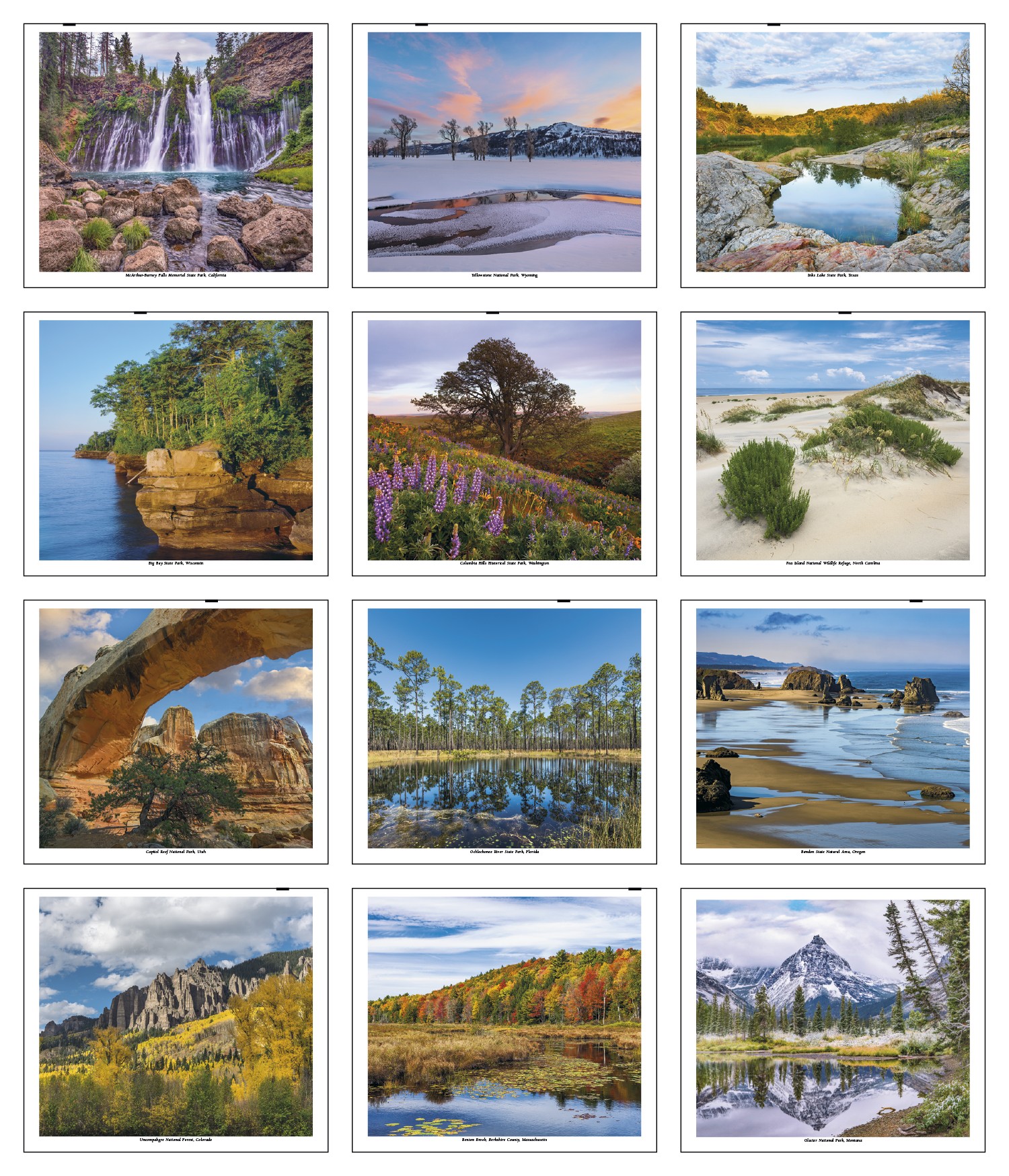 Picture of HotLine® Products Scenic America® Pocket Calendar