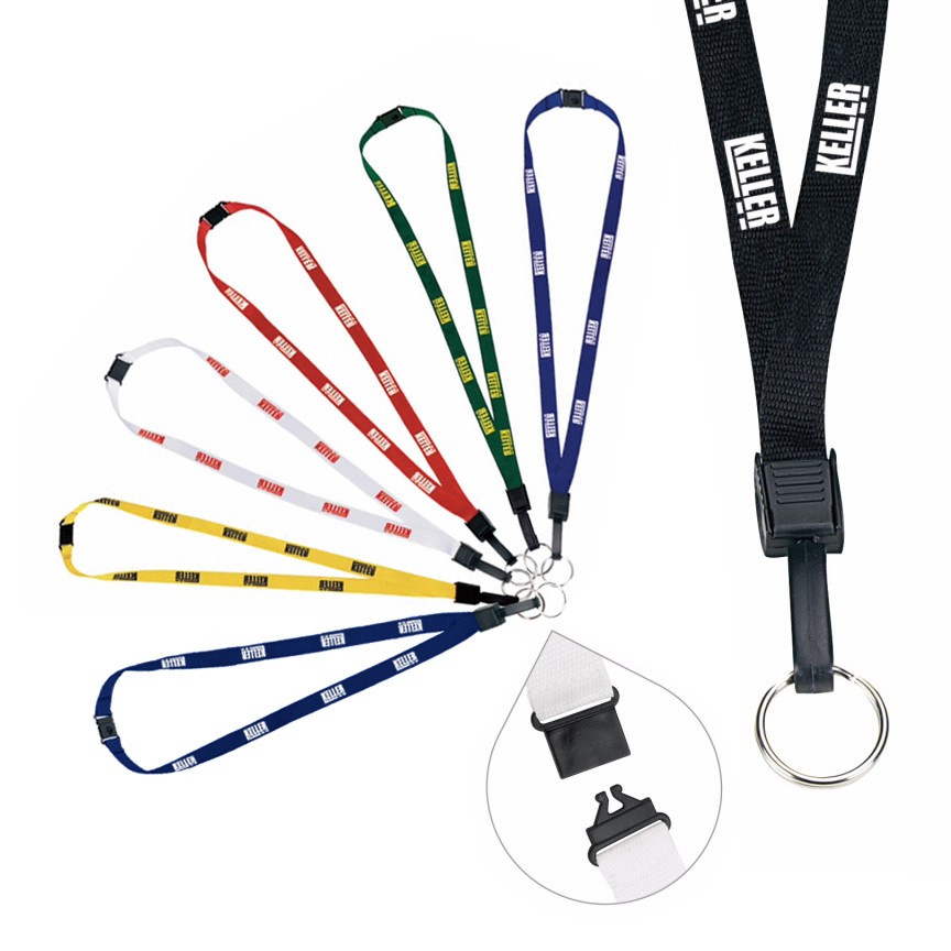 Picture of 1/2" Breakaway Lanyard with Key Ring