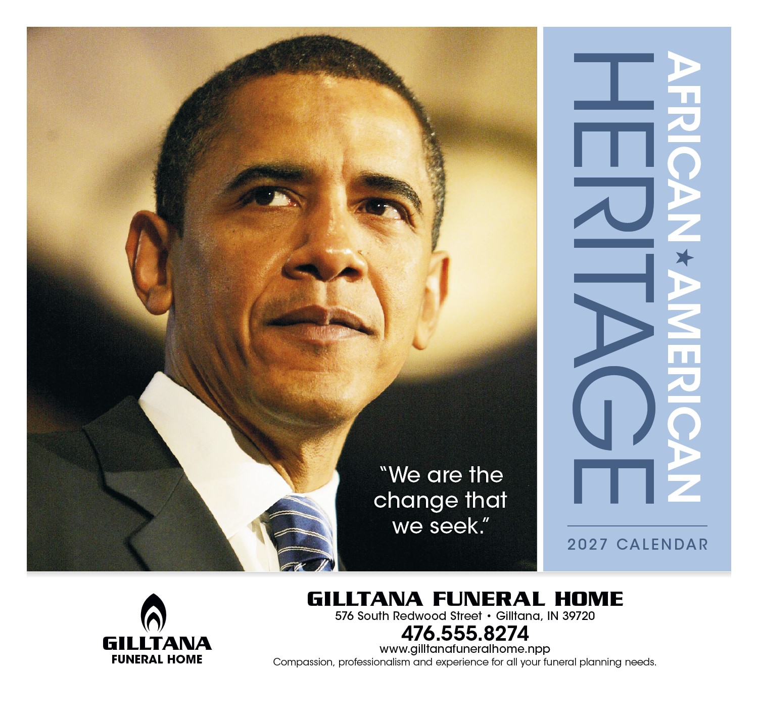 Picture of Triumph® Calendars African-American Heritage Barack Obama Calendar