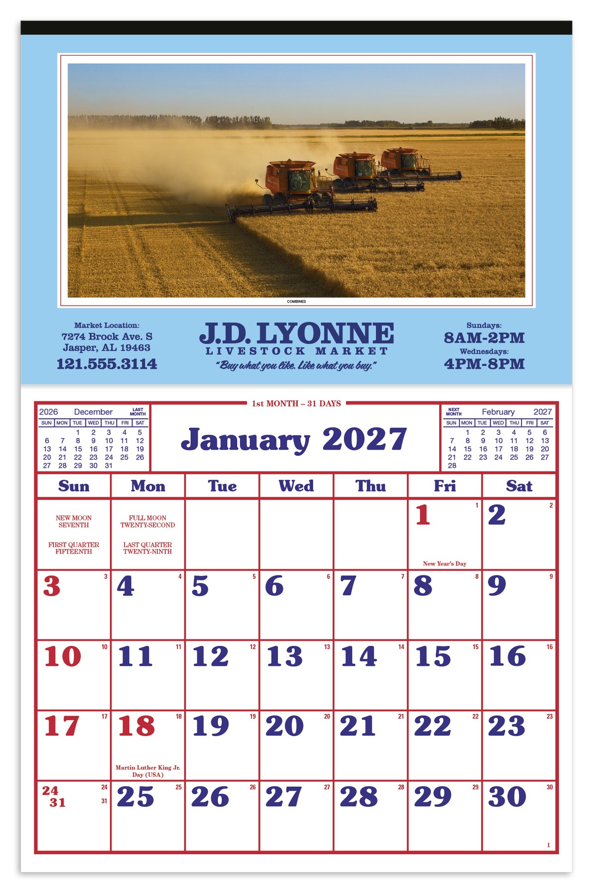 Picture of Skinner & Kennedy® Large Everyday Farm Memo