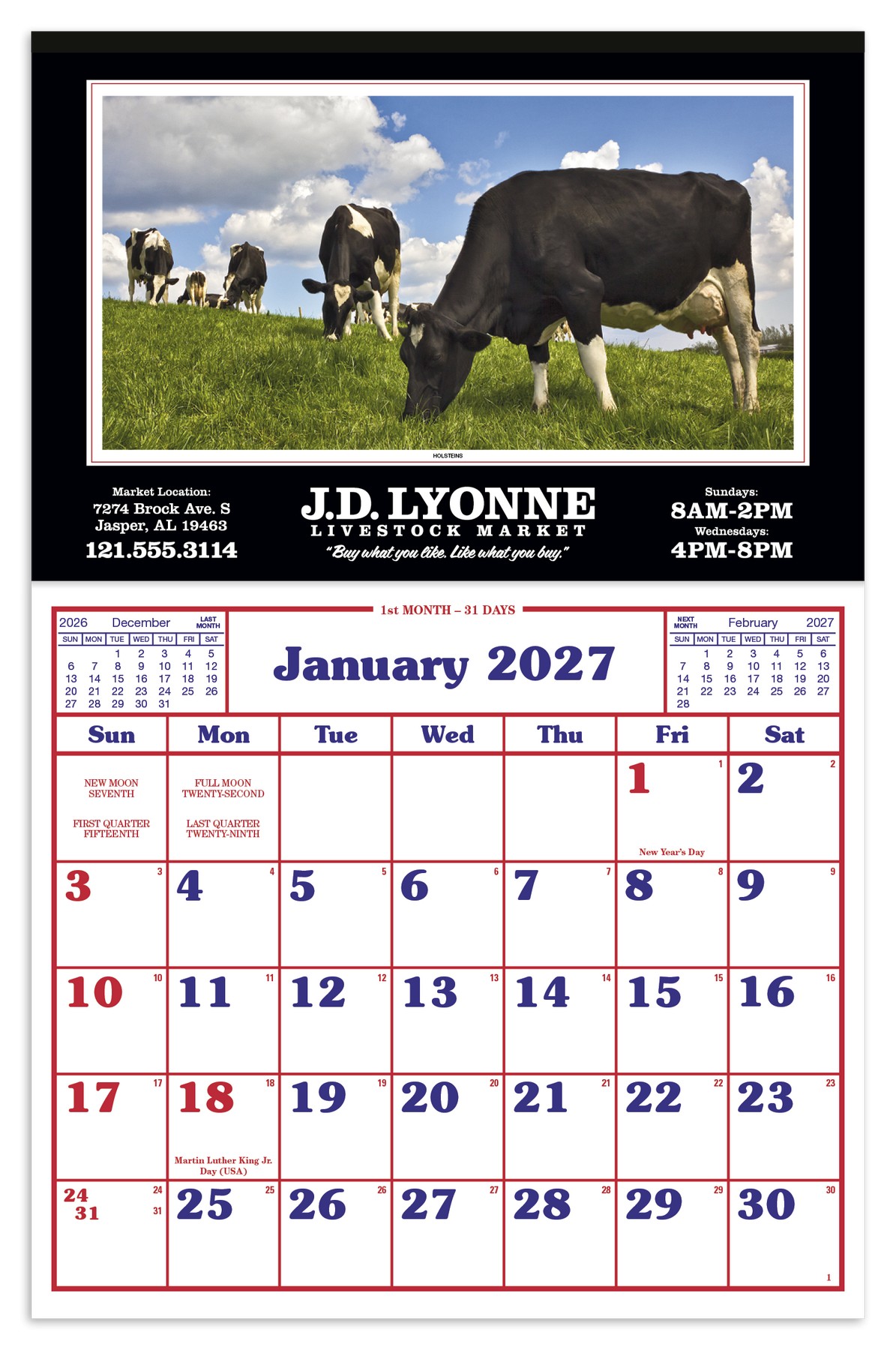Picture of Skinner & Kennedy® Large Everyday Farm Memo