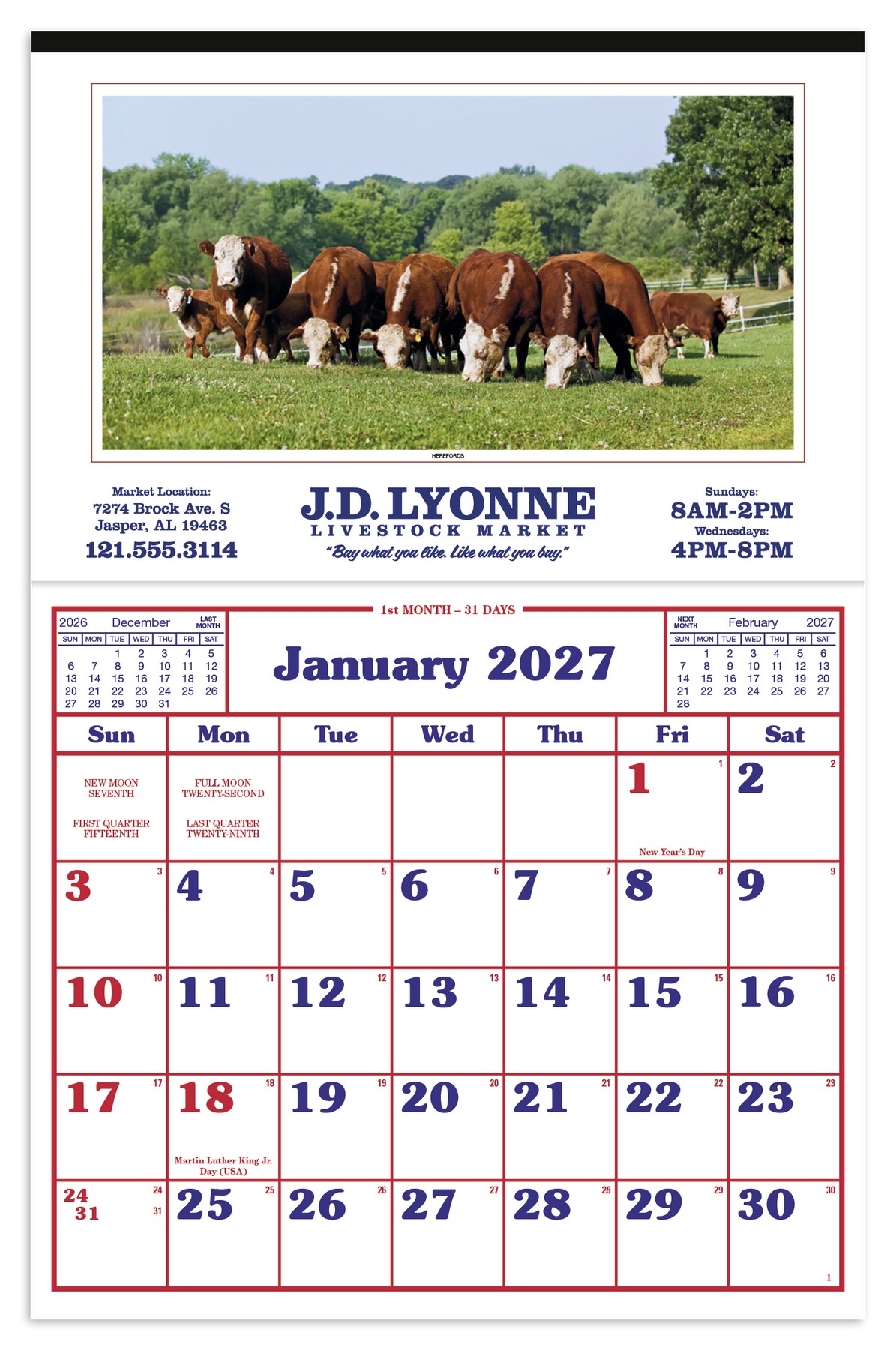 Picture of Skinner & Kennedy® Large Everyday Farm Memo