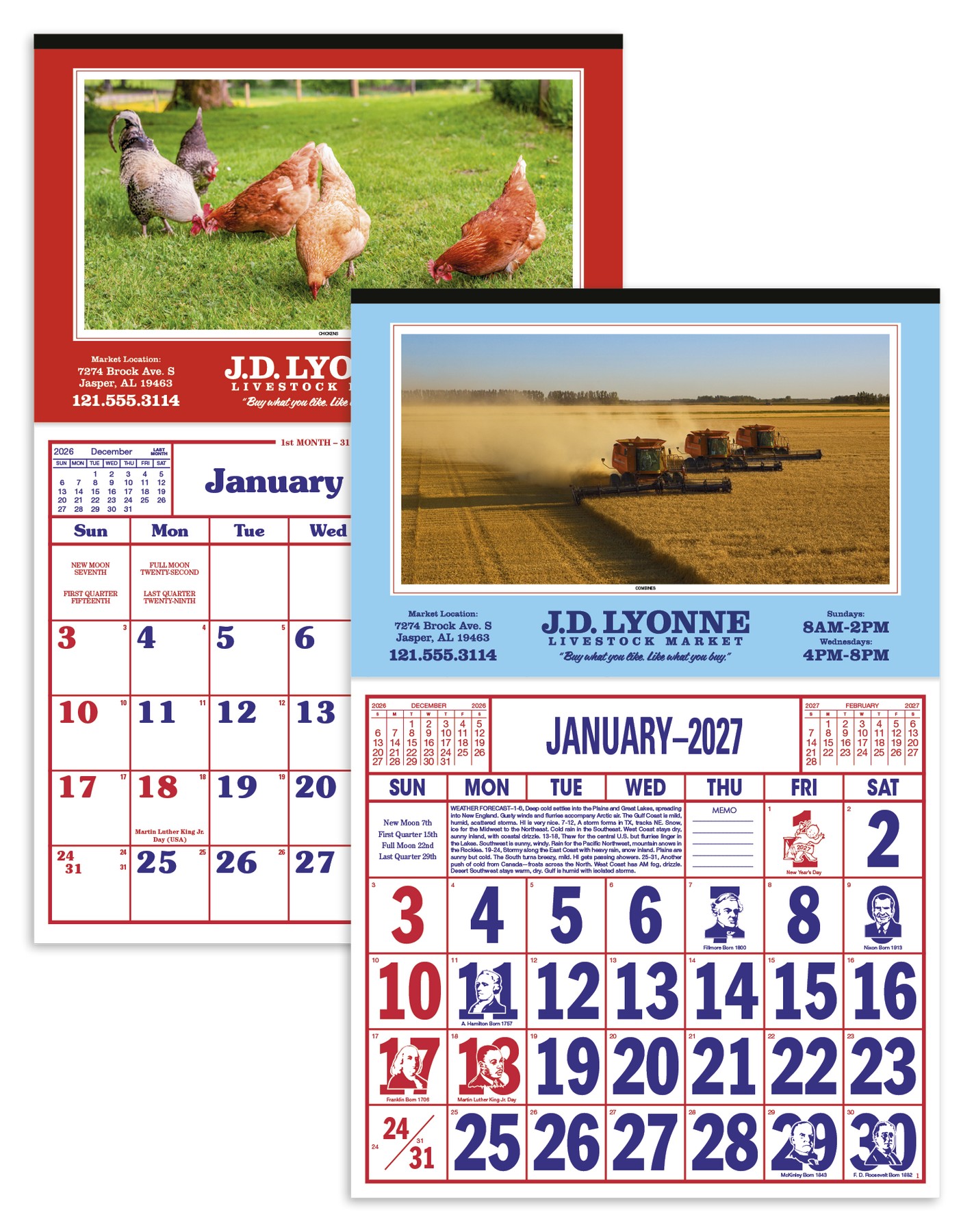 Picture of Skinner & Kennedy® Large Everyday Farm Memo