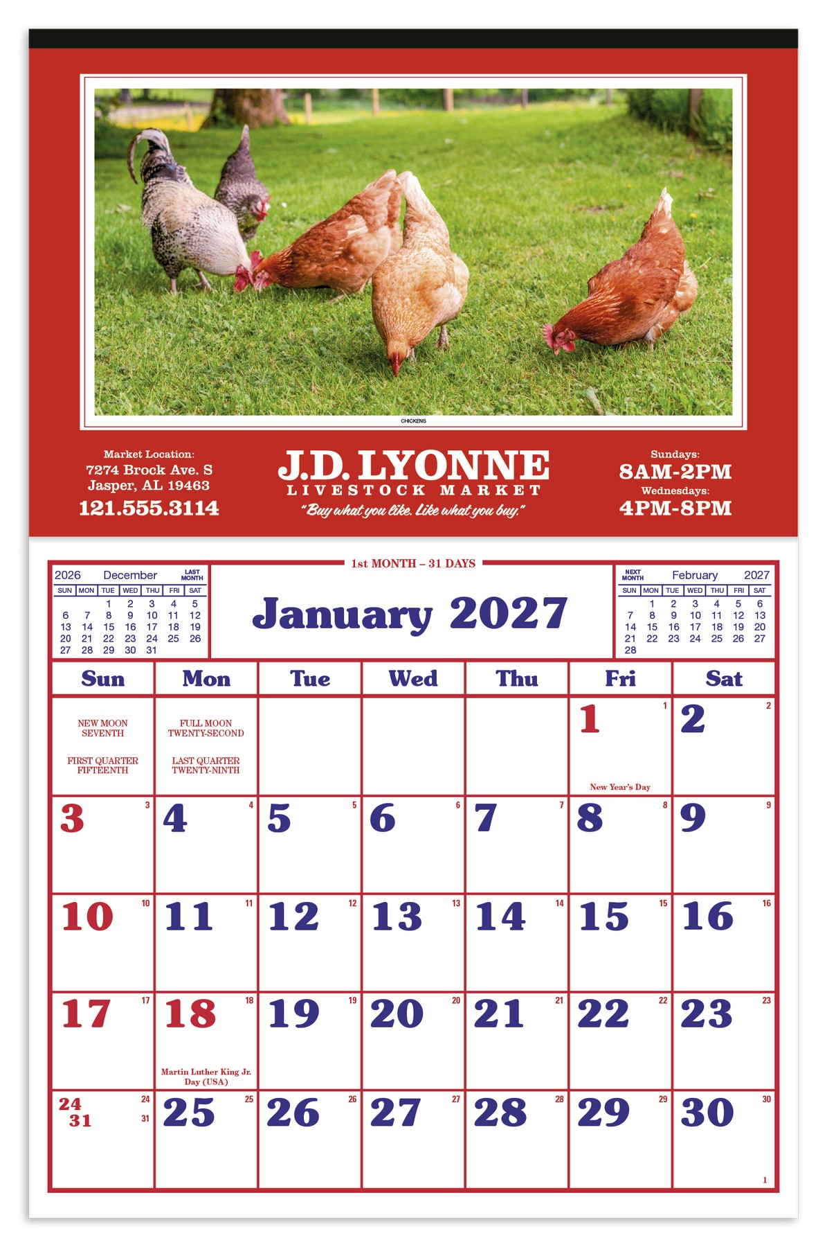 Picture of Skinner & Kennedy® Large Everyday Farm Memo