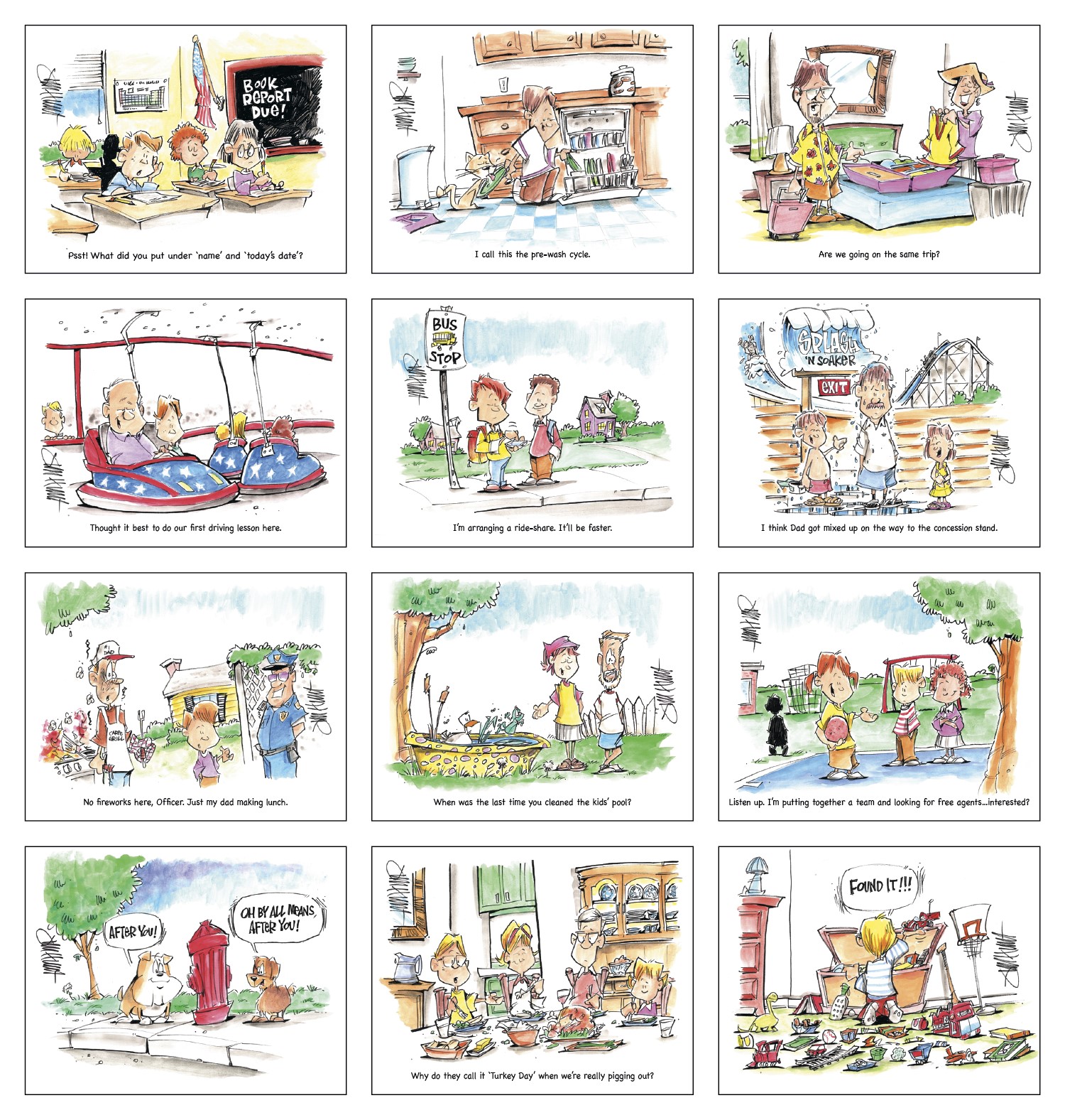 Picture of Good Value™ Laughing It Up! - Spiral Calendar