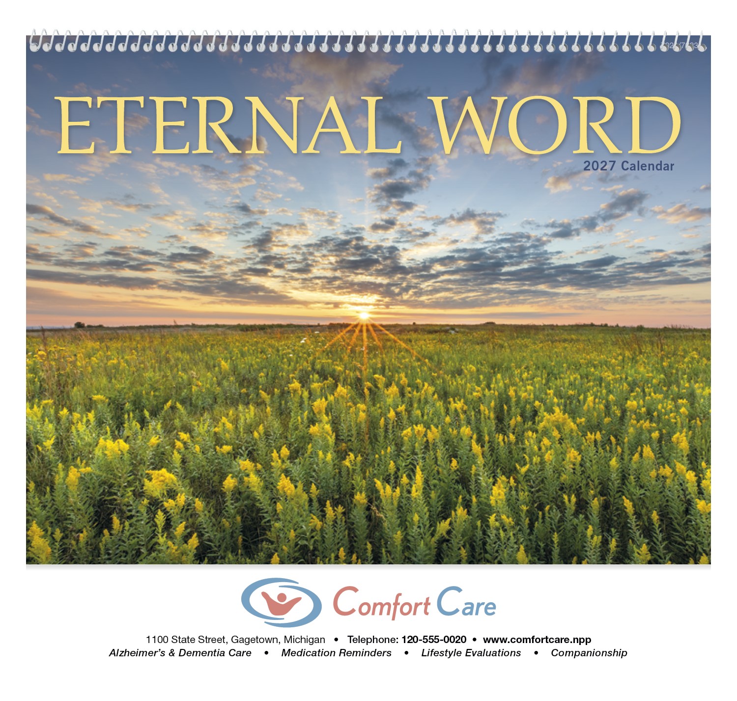 Picture of Good Value™ Eternal Word w Pre-Planning Sheet - Spiral Calendar