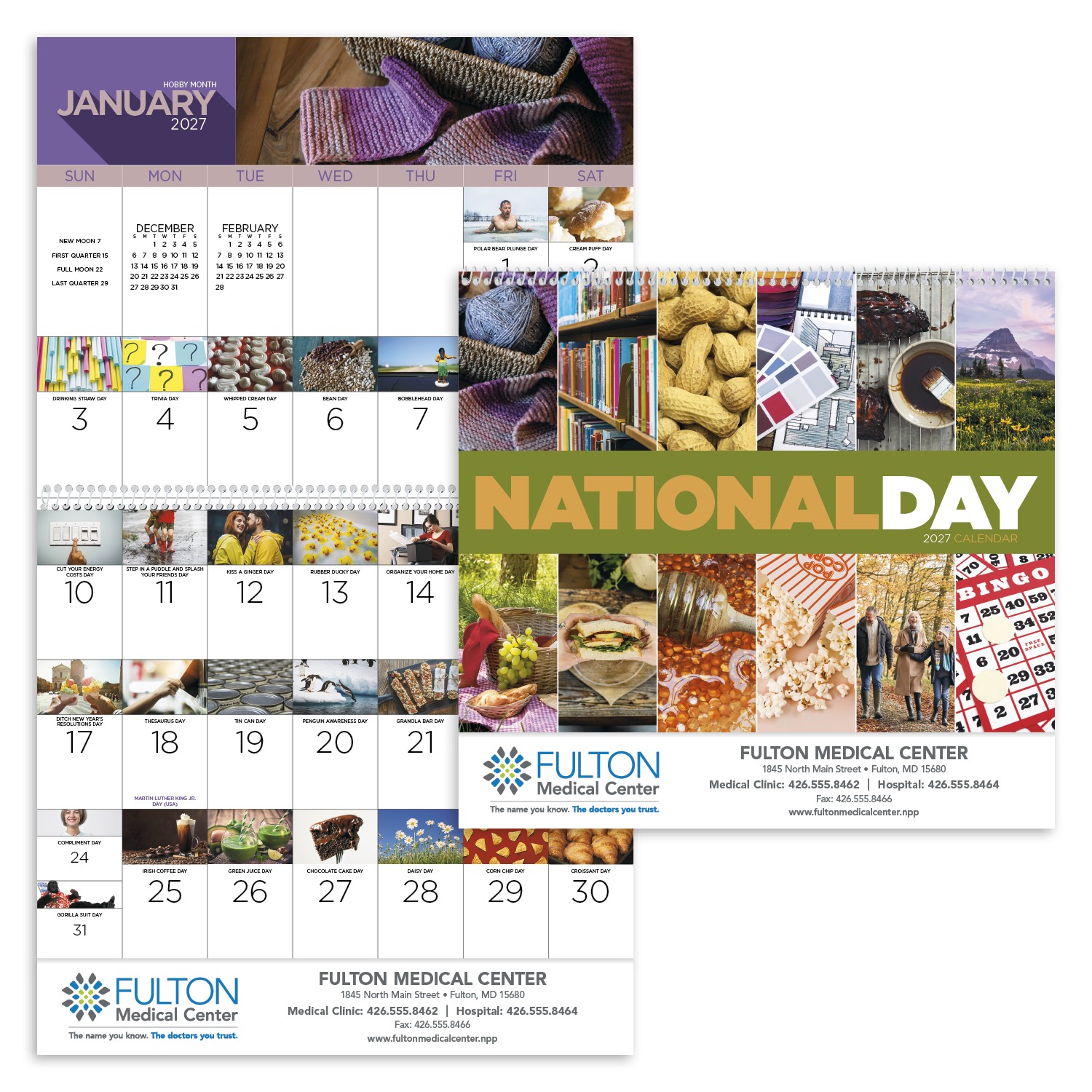 Picture of Good Value™ National Day - Spiral Calendar