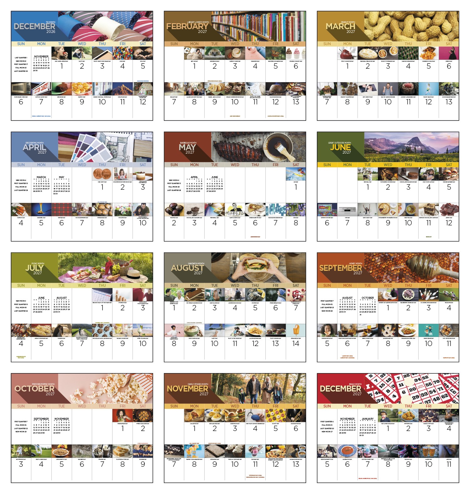Picture of Good Value™ National Day - Spiral Calendar