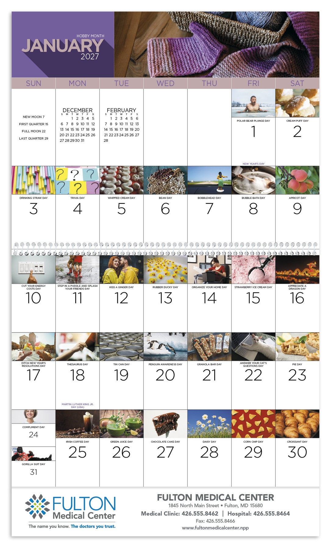 Picture of Good Value™ National Day - Spiral Calendar