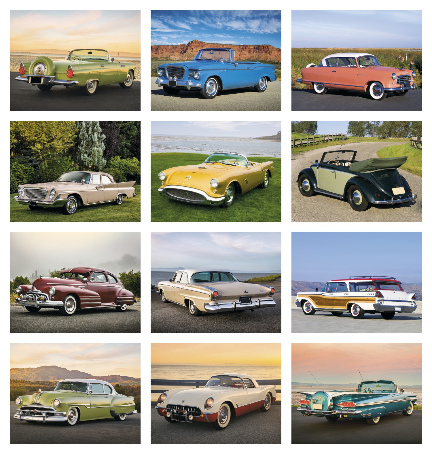 Picture of Good Value™ Classic Autos - Spiral Calendar