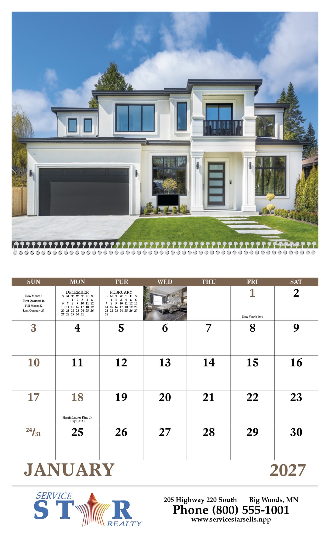 Picture of Good Value™ Welcome Home - Spiral Calendar