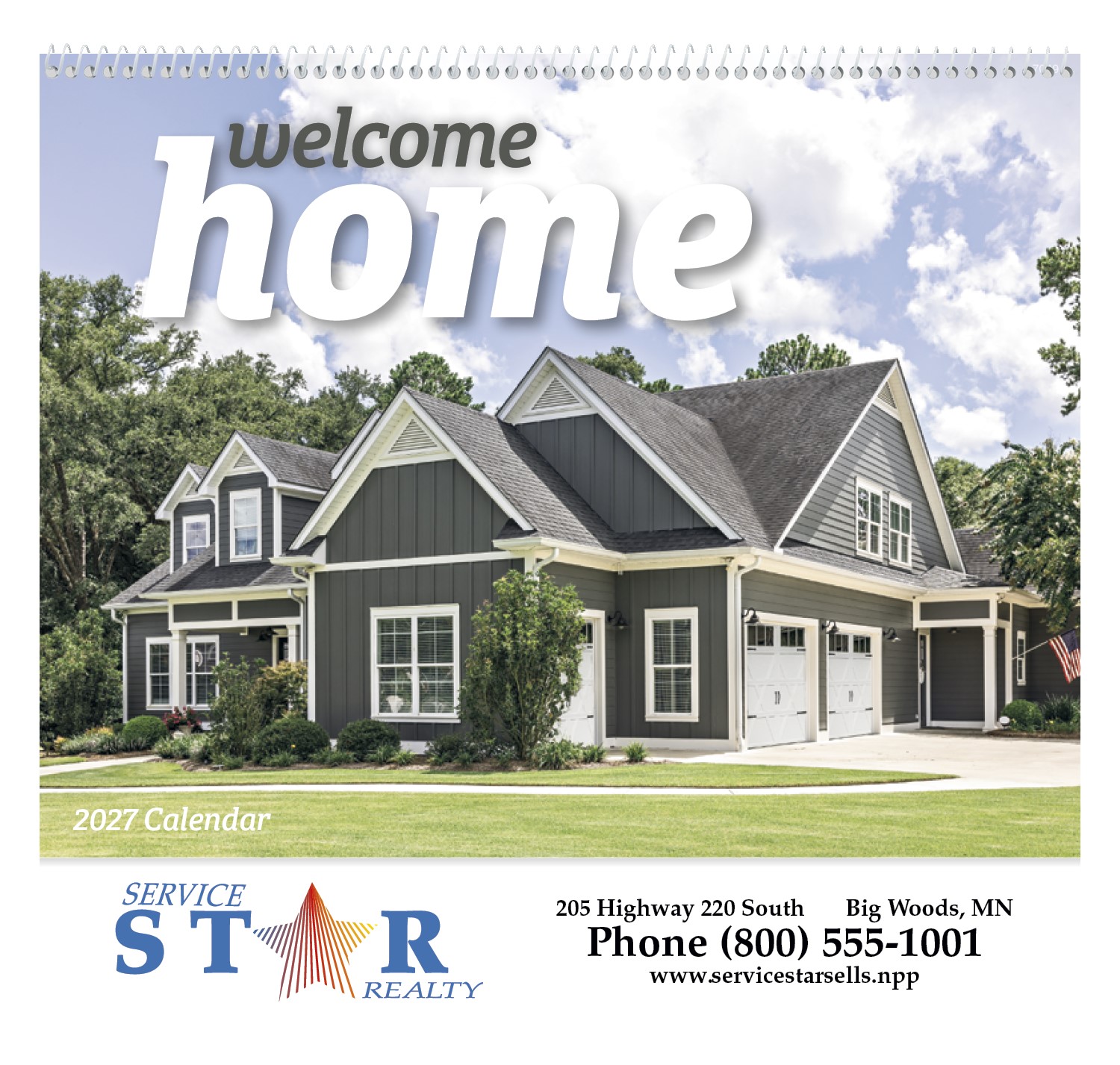 Picture of Good Value™ Welcome Home - Spiral Calendar