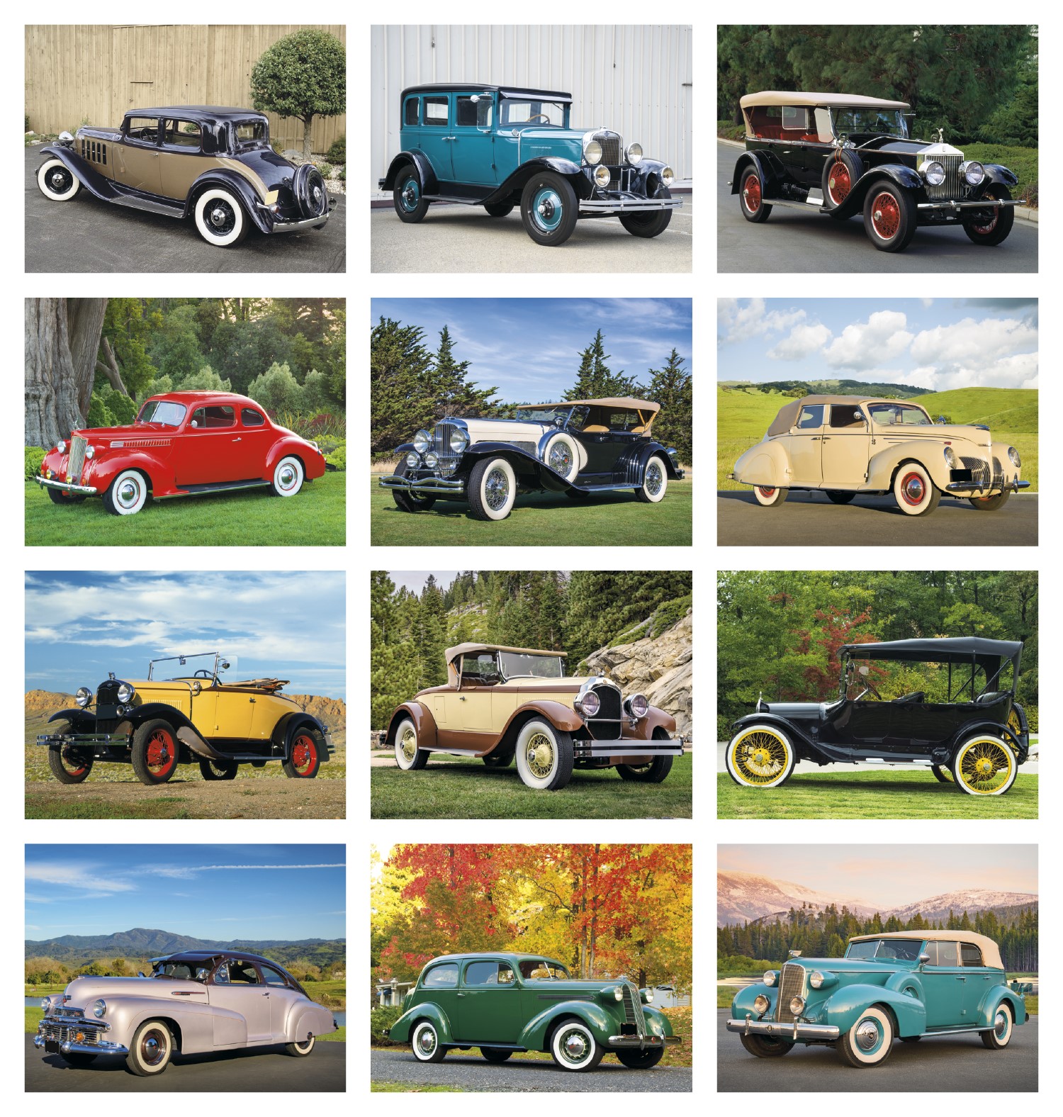 Picture of Good Value™ Antique Autos - Spiral Calendar